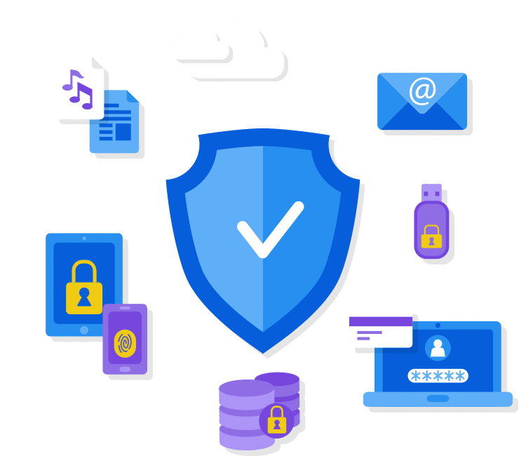 Ilustracion seguridad tecnologica